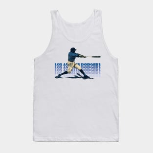 Retro LA Dodgers Slugger Tank Top